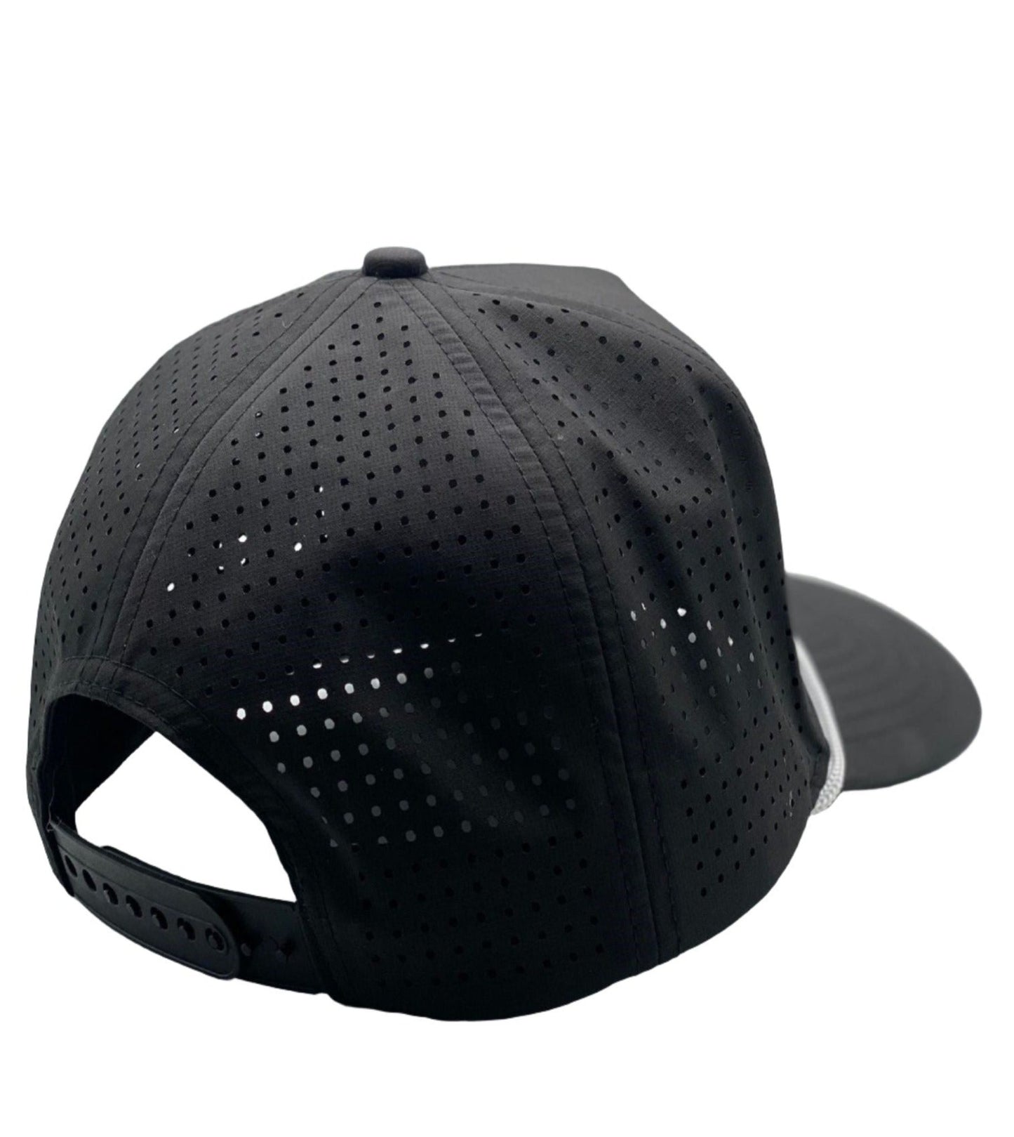 Arete Golf Mesh Hat - Black and White